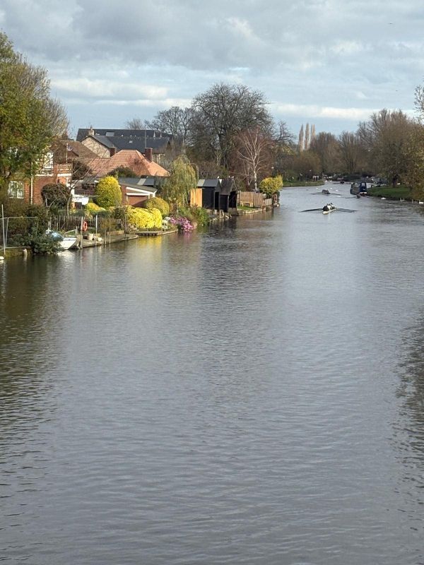 View of the Cam from Penny Ferry Bridge